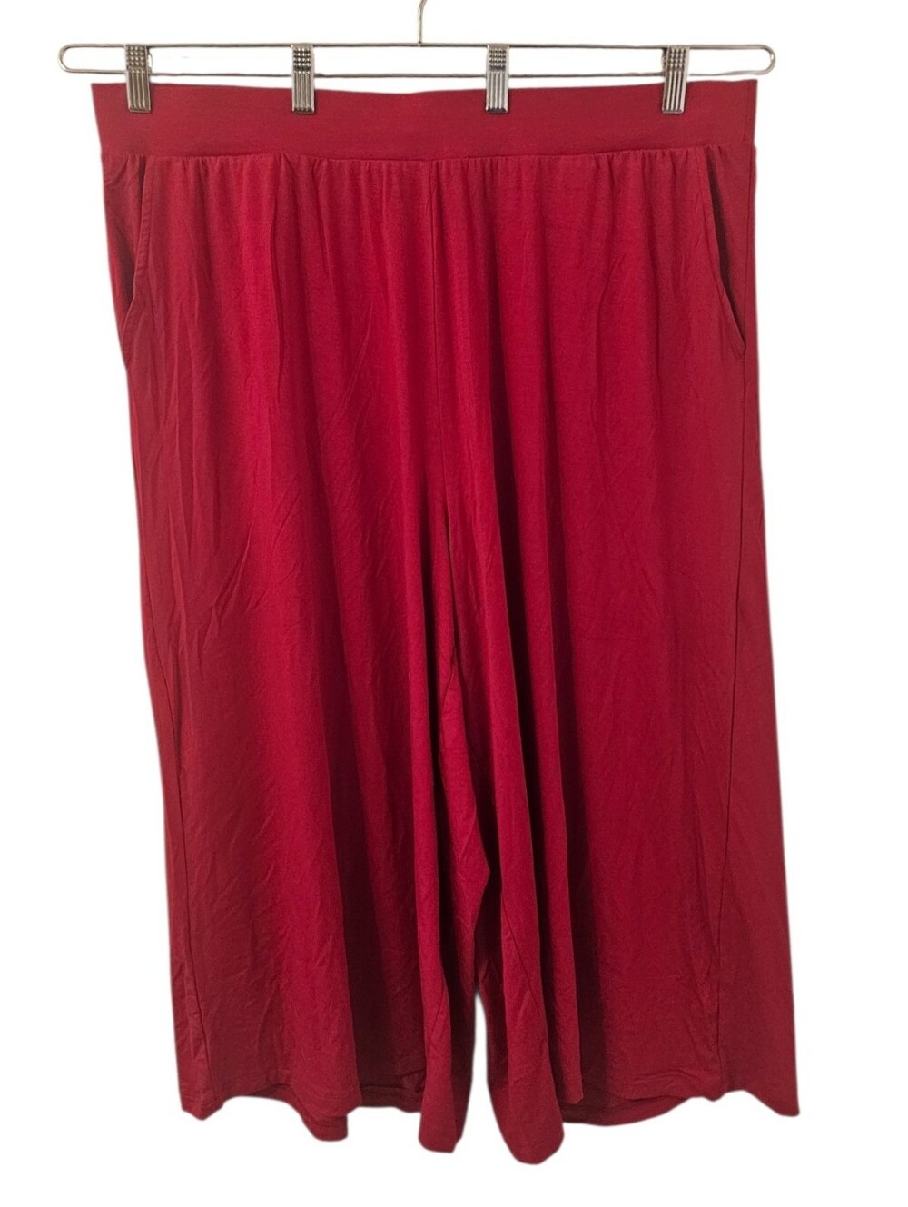 Red Torrid Women's Pull-On Wide-Leg Super Soft Crop Pants
